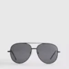 Przezroczyste okulary przeciwsłoneczne typu aviator