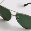 Przezroczyste okulary przeciwsłoneczne typu aviator