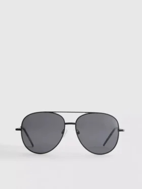 Przezroczyste okulary przeciwsłoneczne typu aviator