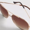 Przezroczyste okulary przeciwsłoneczne typu aviator
