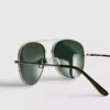 Przezroczyste okulary przeciwsłoneczne typu aviator