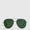 Przezroczyste okulary przeciwsłoneczne typu aviator