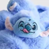 Puszyste kapcie Disneya z motywem Stitcha i podwójnymi paskami
