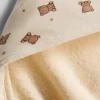 Ręcznik z kapturem z nadrukiem misia