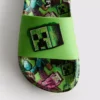 Sandały typu slider z motywem Minecrafta