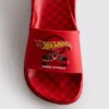 Sandały typu slingback z motywem Hot Wheels