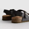 Sandały typu slingback z podwójnymi paskami z klamrami