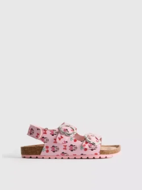Sandały z podwójną klamrą i paskiem z tyłu z motywem Minnie Mouse z Disney’a