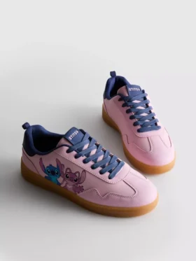 Sneakersy Disneya z motywem Stitcha i gumową podeszwą