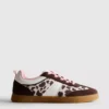 Sneakersy z gumową podeszwą w zwierzęcy wzór