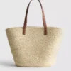 Słomkowa torba typu bucket