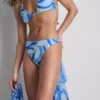 Spodenki bikini w abstrakcyjne wiry