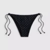 Spodenki bikini z nadrukiem i wiązaniem z boku