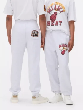 Spodnie dresowe NBA Miami Heat ze sznurkiem