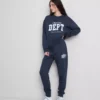 Spodnie Dresowe skinny z nadrukiem, z mieszanki bawełny