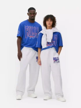Spodnie dresowe z logo Buffalo Bills z ligi NFL