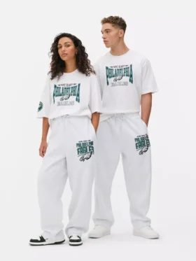Spodnie dresowe z logo Philadelphia Eagles z ligi NFL