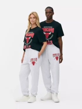 Spodnie Dresowe z sznurkiem NBA Chicago Bulls