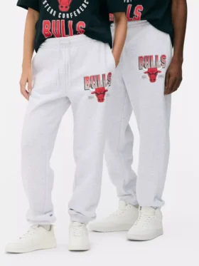 Spodnie Dresowe z sznurkiem NBA Chicago Bulls