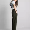 Spodnie robocze z szerokimi nogawkami, z dużą zawartością bawełny