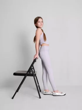 Sportowe legginsy z marszczeniami