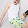 Szorty kąpielowe z nadrukiem cytrynowym