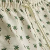 Szorty kąpielowe z teksturą palm