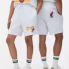 Szorty NBA Miami Heat ze sznurkiem w pasie