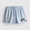 Szorty rekreacyjne z dużą zawartością bawełny w stylu NYC