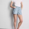 Szorty z bawełnianego denimu o kroju litery A