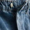 Szorty z bawełnianego denimu o kroju litery A
