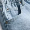 Szorty z bawełnianego denimu o kroju litery A
