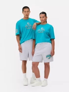 Szorty z logo Miami Dolphins z NFL