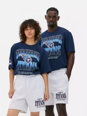 Szorty z nadrukiem drużyny Tennessee Titans z ligi NFL
