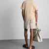 Teksturowana dzianinowa koszulka polo