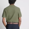 Teksturowana dzianinowa koszulka polo