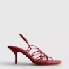 The Edit braided stiletto heeled sandals