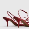 The Edit braided stiletto heeled sandals