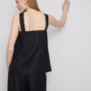 The Edit lniany top o kroju litery A z szerokimi ramiączkami