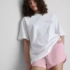 The Primark Scene | bawełniana koszulka oversize w stylu resortowym