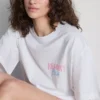 The Primark Scene | bawełniana koszulka oversize w stylu resortowym