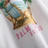 The Primark Scene | bawełniana koszulka oversize w stylu resortowym