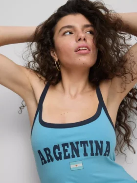 The Primark Scene | Bawełniany top na ramiączkach „Argentina”