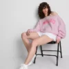 The Primark Scene | bluza z odkrytymi ramionami i napisem