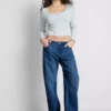 The Primark Scene | jeansy z niskim stanem i prostymi nogawkami