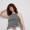 The Primark Scene | koszulka typu baby tee z wiązaniem