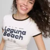 The Primark Scene | Krótka koszulka „Laguna Beach Baby”