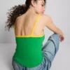 The Primark Scene | Krótka koszulka na ramiączkach w stylu brazylijskim