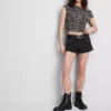 The Primark Scene | Krótki, prześwitujący top z odkrytymi ramionami