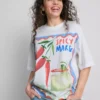 The Primark Scene | Oversizowa bawełniana koszulka Margarita